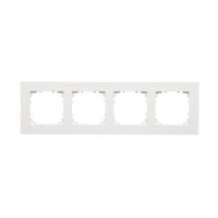 Rámeček 4 násobný bílá matná KONTAKT SIMON TR4/111