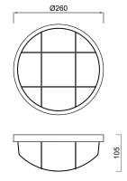 Průmyslové svítidlo ELEKTRA 4 15W IP65 3K NZ3h PC bílá OSMONT ELE57763
