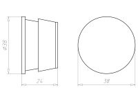Těsnící zátka ECON M40 KAISER 1040-40