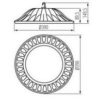 Svítidlo LED MILEDO HIBO LED N 200W-NW 31114 Kanlux starý kód 30483