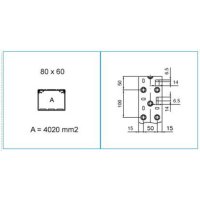 TA-N 80X60 G 01859 Podparapetní přístrojový kanál, 80x60 - šedá IBOCO B01859