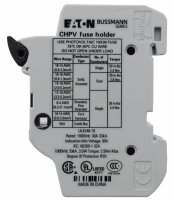 Pojistkový odpojovač Eaton CHPV2U 2-pole, 1000V AC / 30A, C10 (10x38mm)