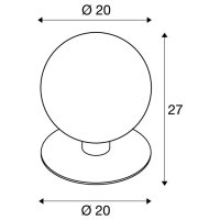 GLOO PURE 27 Pole, venkovní stojací svítidlo, E27, antracit, IP44    SLV 1001999