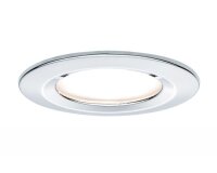 Zápustné svítidlo LED Coin Slim IP44 kulaté 6,8W chrom 3ks stmívatelné 93874