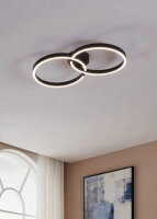 Stropní svítidlo AMANDOLO LED-CCT/RGB černá 19,5W IP20 EGLO 900955