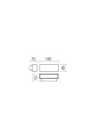 Nástěnné svítidlo PLANIT AP LED SMD 10W IP54 DG 3000K REDO 90096