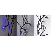 LED vánoční řetěz, 3m, 20 LED, 3 x AA, modré světlo, zelený kabel SOLIGHT 1V50-B