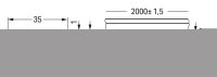 Ocelová nosná lišta 35x7,5mm Tloušťka 1 mm stříbrná WAGO 210-504