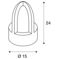 RUSTY CONE venkovní stojací lampa C35 kulatá rezavé ocel 15/24cm max. 40 W IP54