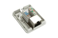 Zásuvka CAT5E STP 1 x RJ45 na omítku bílá SOLARIX 22161080