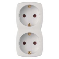 Rozbočovací SCHUKO zásuvka 2xkulatá EMOS P00252N