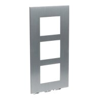 Kryt AUDIO tabla velikost 1/3 (135 mm) eloxovaný hliník 41393CF-A ABB