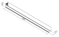 XCLICK M SURFACE PROFILE 2,5m 48V DC IP2