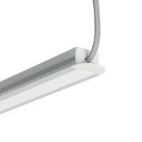 Záslepka s otvorem KLUŚ PDS-LNK-OTW pro AL profil, šedá /24430/ C24428C02TW
