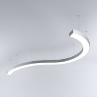 LED Svítidlo MI-SNAKE-01, 109W, 3000K, bez trafa, 24VDC, IP20, černá