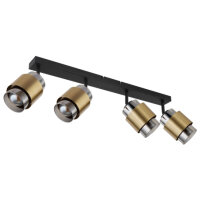 Stropní svítidlo MILLEY černá 4x E27 40W 230V GLOBO 15560-4