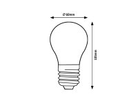 Světelný zdroj Filament LED, E27 A60, 10W, 850lm, 3000K RABALUX 79111