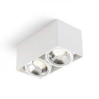 JAMES II DIMM stropní matná bílá 230V LED 2x15W 24° 3000K RENDL R13362