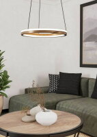 Závěsné svítidlo MEZZOMONTE LED-CCT 40W IP20 černá/bronz EGLO 901826