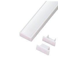 Koncovka profilu N8W bílá T-LED 096653