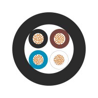 Kabel pro snímače/akční členy UNITRONIC ROBUST S/A FD 4x0,34 LAPP 7038894