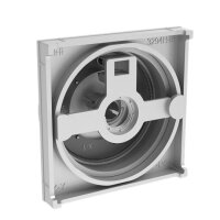 Otočný kryt termostatu ABB LEVIT M titanová/kouřová černá 3292H-A00300 70