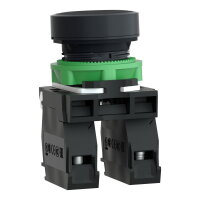 Schneider XB5AA25 Ovládač stiskací lícující, 1 Z + 1 V, černý