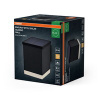 ENDURA Style Solar Wall Quadro Dark Gray OSRAM 4099854455810