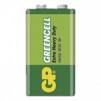 GP zinková baterie GREENCELL 9V (6F22)/1012501000/ B1250