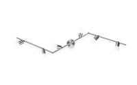 Philips 5025617E1 Decagon SVÍTIDLO BODOVÉ LED 6x4,1W 2040lm 2700K, mat.chrom