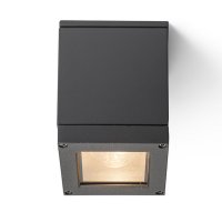 QUADRA M stropní antracitová 230V E27 75W IP54 RENDL R10385