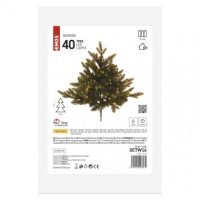 LED vánoční stromeček, 75 cm, 3x AA, vnitřní, teplá bílá, časovač EMOS DCTW16