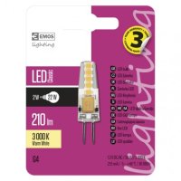 LED žárovka Classic JC/G4/1,9 W (21 W)/200 lm/teplá bílá EMOS ZQ8620