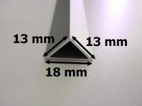 TRIANGEL -1m ALU profil T-LED 09507