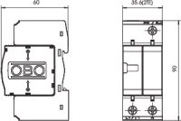 OBO V25-B+C 1+NPE Kombinovaný svodič přepětí, typ 1+2,1P+NPETN, 280V
