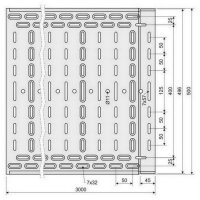 Kabelový žlab 110x500x1,25 sendzimir (Jupiter) KOPOS KZI 110X500X1.25_S