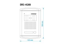Commax DRC-4CAN DRC-4CAN dveřní kamer. jednotka,1 tlač.