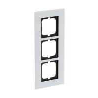 SOLO CARAT Trojrámeček bílé sklo 1723-811 ABB 2CKA001754A4444