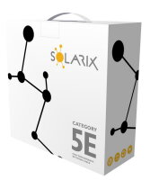 Venkovní instalační kabel Solarix CAT5E UTP PE Fca 100m/box 27724191
