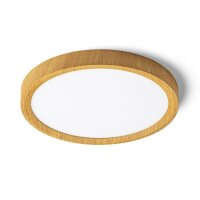 LANA 23 přisazená  dekor buk/plast 230V LED 18W  3000K 4000K 6000K RENDL R14302