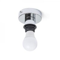 SOLO R stropní základna chrom 230V E27 53W RENDL R12583
