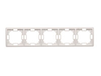 Rámeček 5-násobný, bílá KONTAKT SIMON BMR5/11