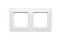 Rámeček 2-násobný Simon 54 Premium, IP20/IP44, bílá KONTAKT SIMON DR2/11