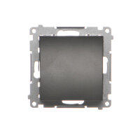 Kabelový výstup (přístroj s krytem) černá matná KONTAKT SIMON TPK1.01/149