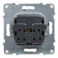 SUNO ČERNÁ ZÁS.2P+T CL. IP44 LEGRAND 721486RD