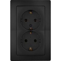 941150080 Double earthed socket outlet,