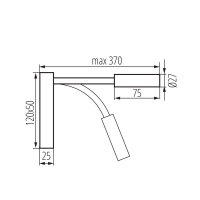 LED Svítidlo TONIL II LED W/G KANLUX 32518