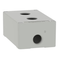 Skříň kovová, Šedá, M20 2 otvory, 22MM 80X130X51,5 UL CSA    SCHNEIDER XAPD2202