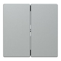 Dvojitá klapka, Merten System M, aluminium, termoplast matný SCHNEIDER 433560