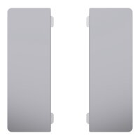 Klapka 2-násobná pro KNX tl. panel Dyn.Labeling, Stainless Steel MTN6192-6036